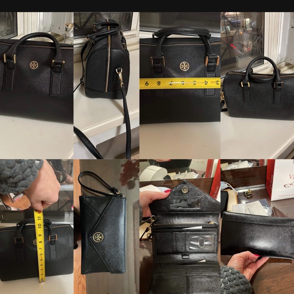 Tory Burch crossbody bag with matching long wallet